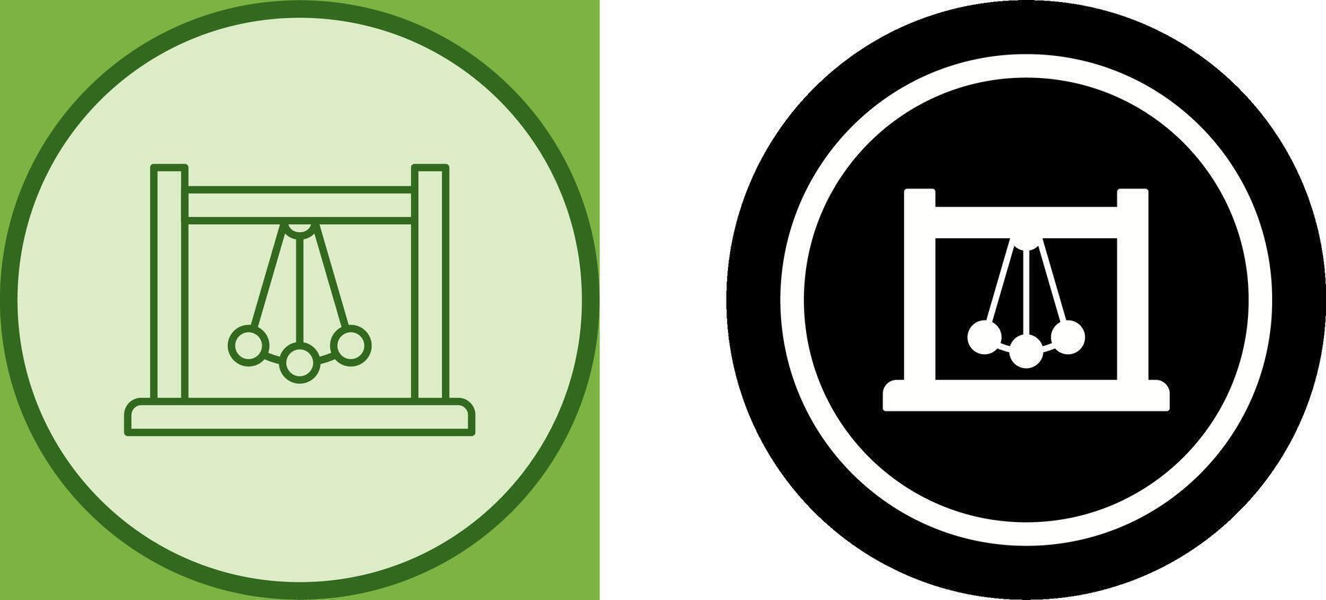 Pendulum Icon Design vector