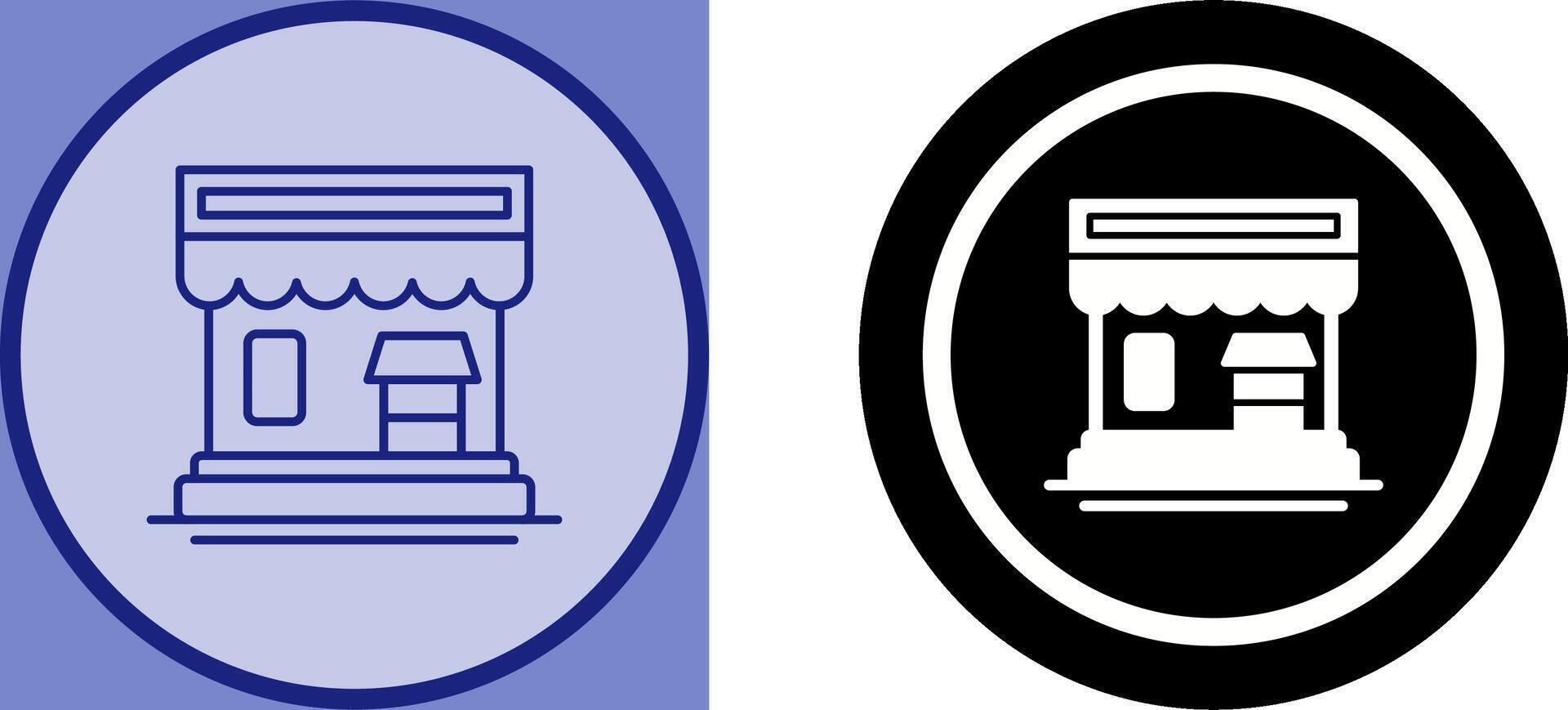 shop Icon Design vector