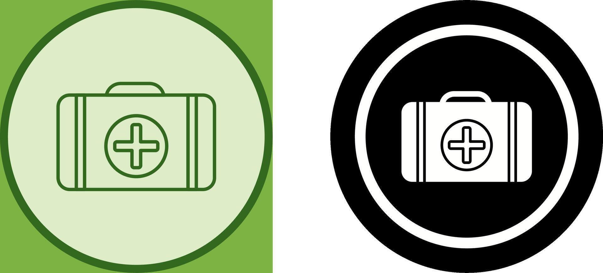 First Aid Kit Icon Design vector