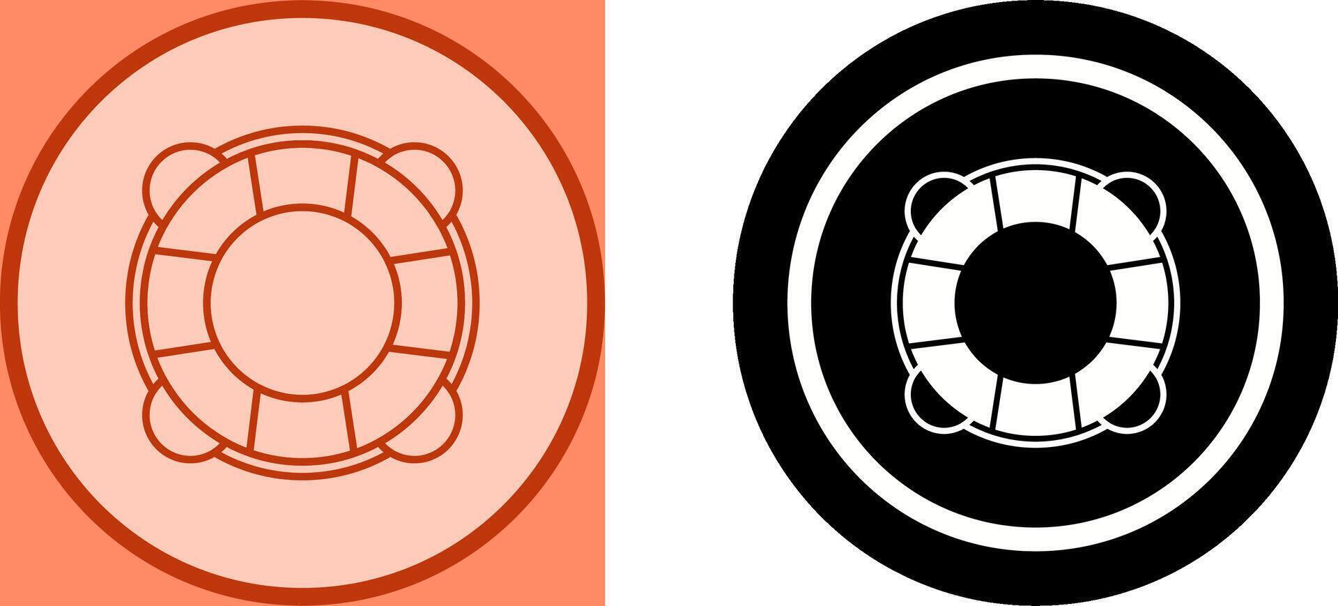 Life Preserver Icon Design vector