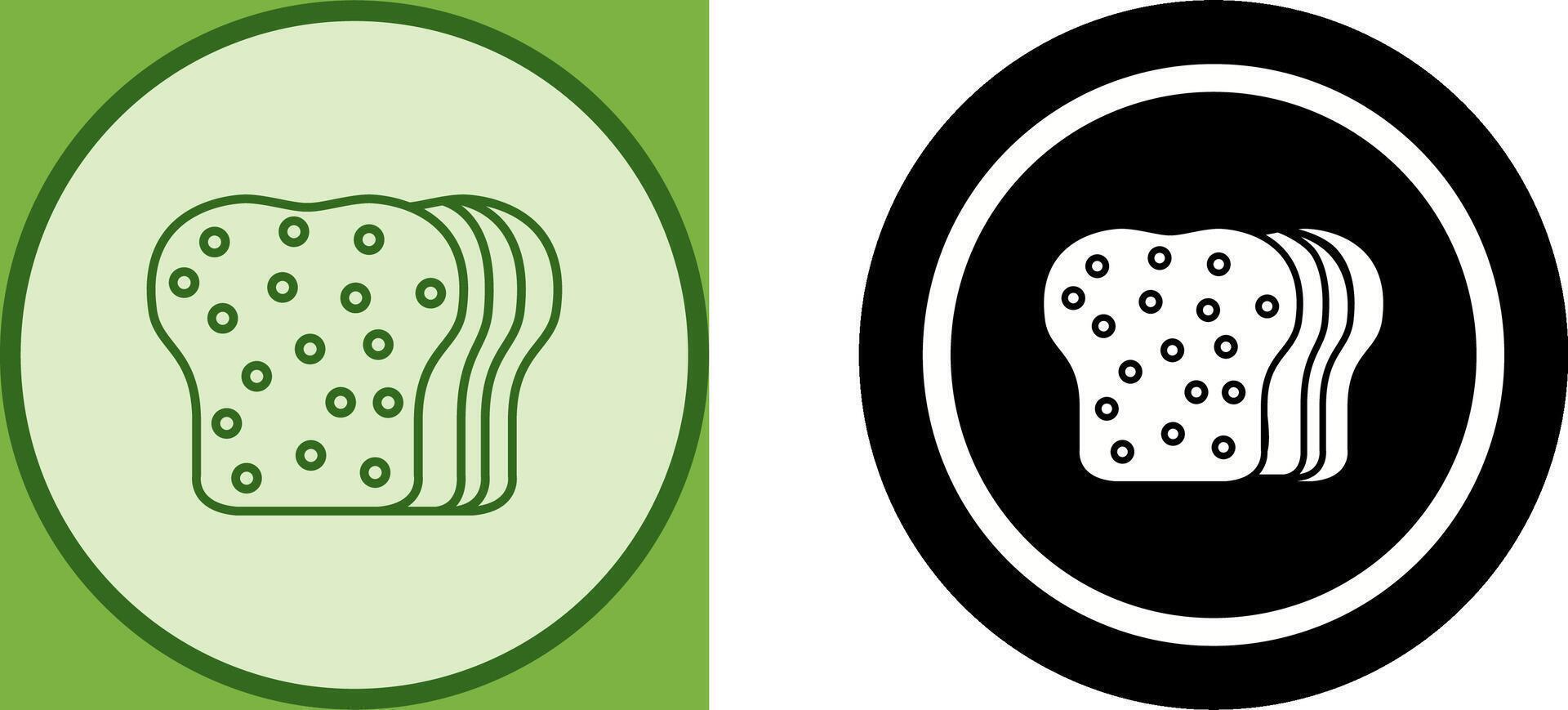 Bread Icon Design vector