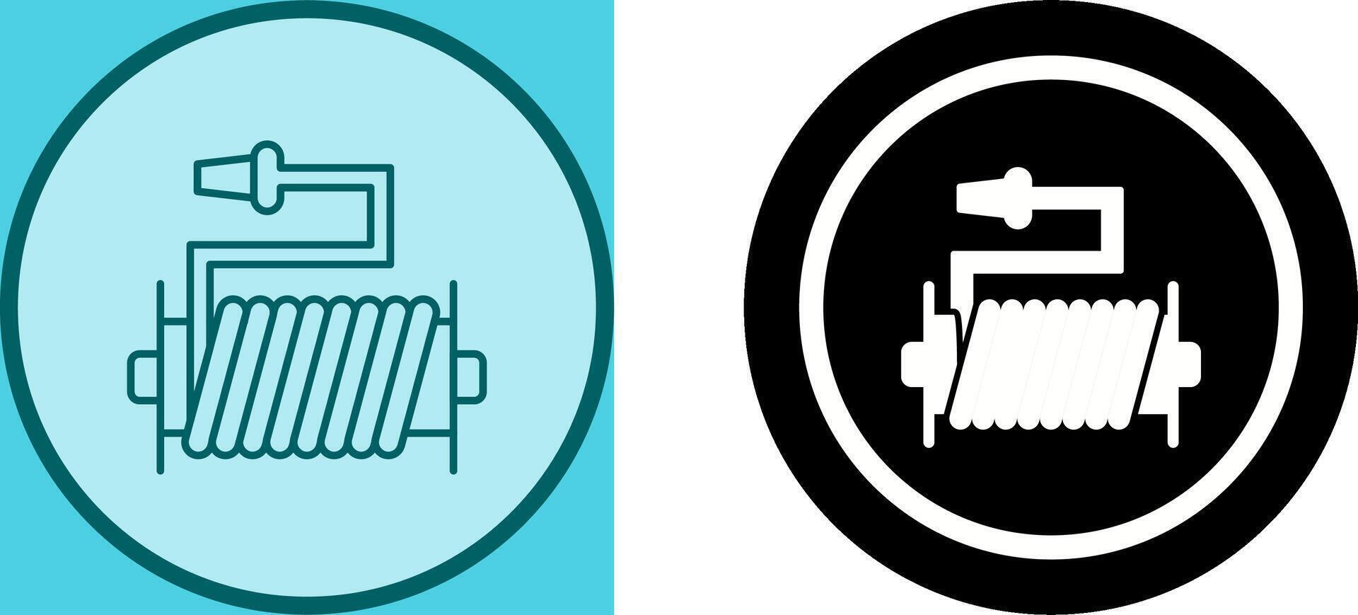 Water Hose Icon Design vector
