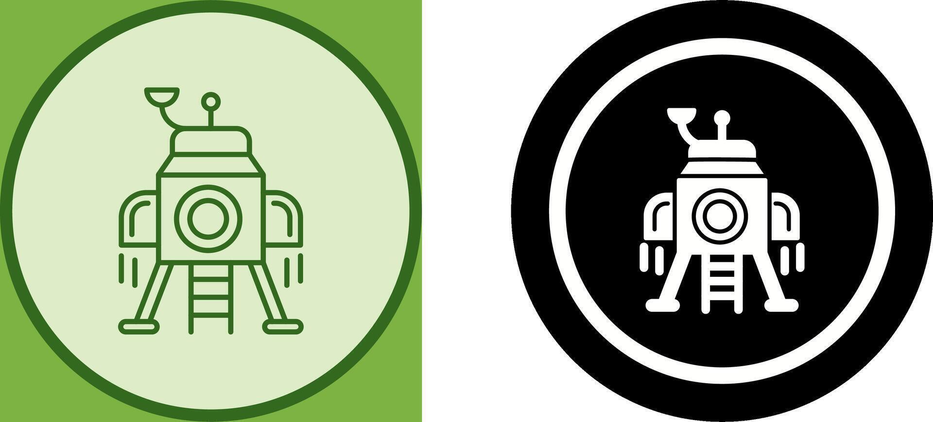 Lander Icon Design vector