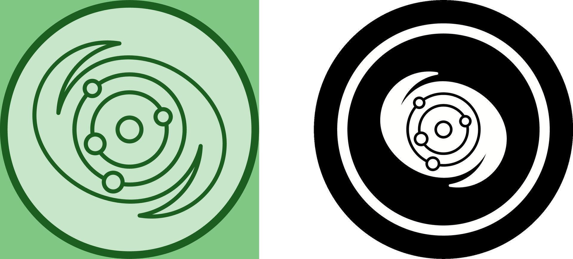 Galaxy Icon Design vector