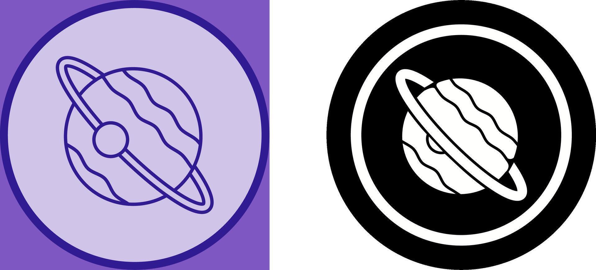 Planet Icon Design vector