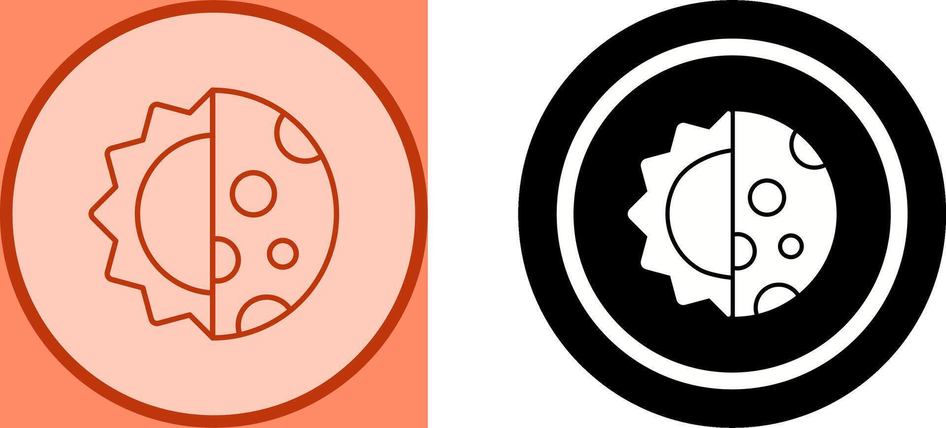 Day And Nigt Icon Design vector