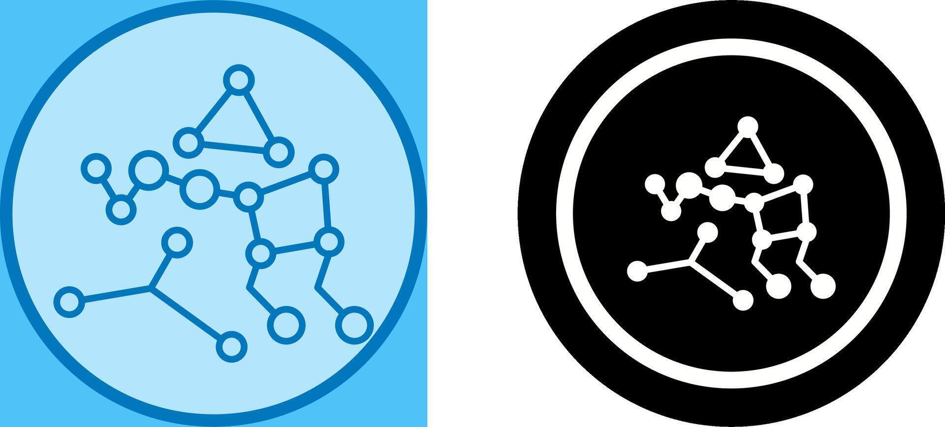 Ursa Major Icon Design vector