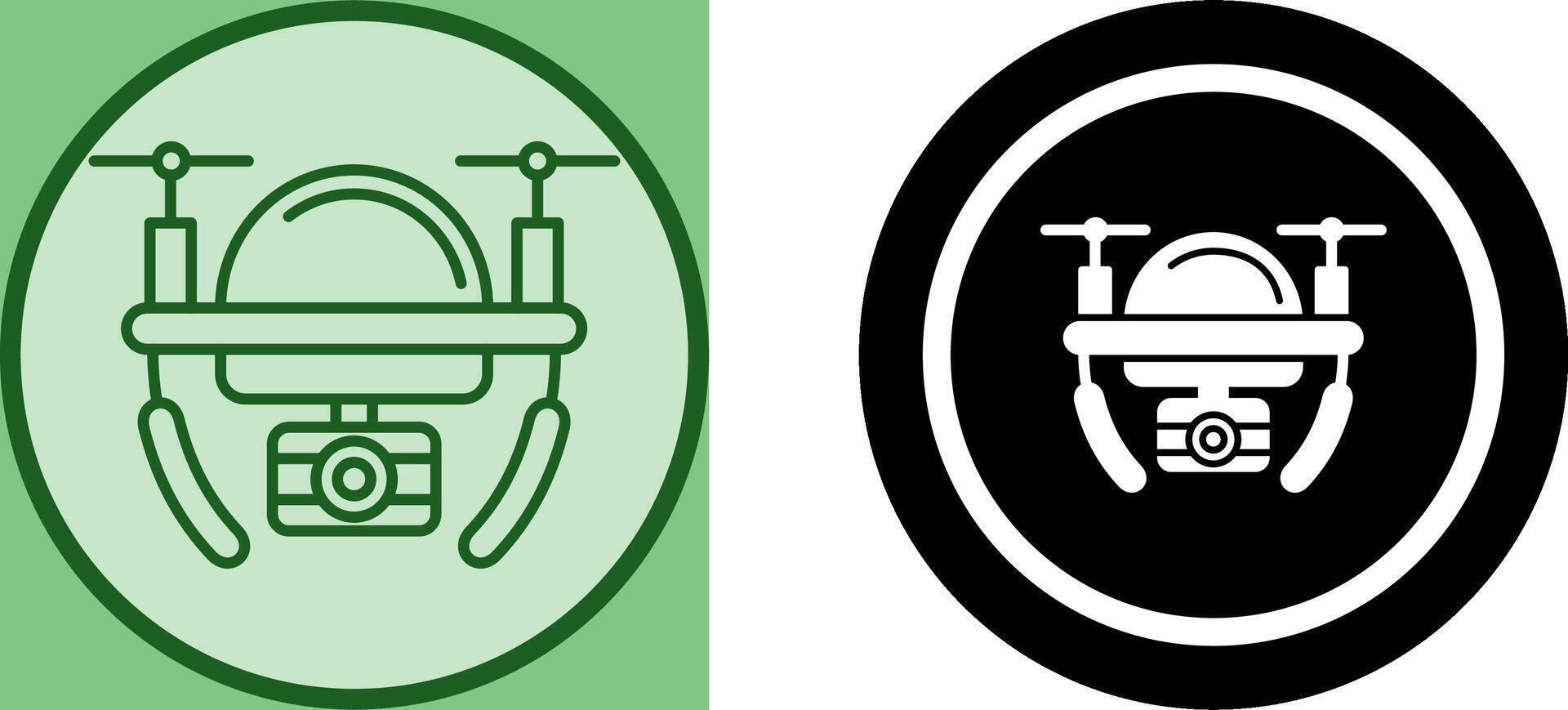 Camera Drone Icon Design vector