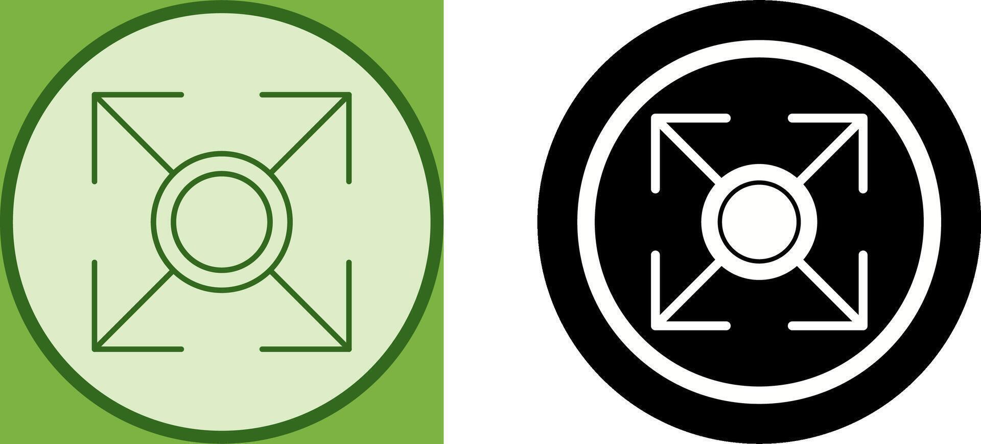 Expand Icon Design vector