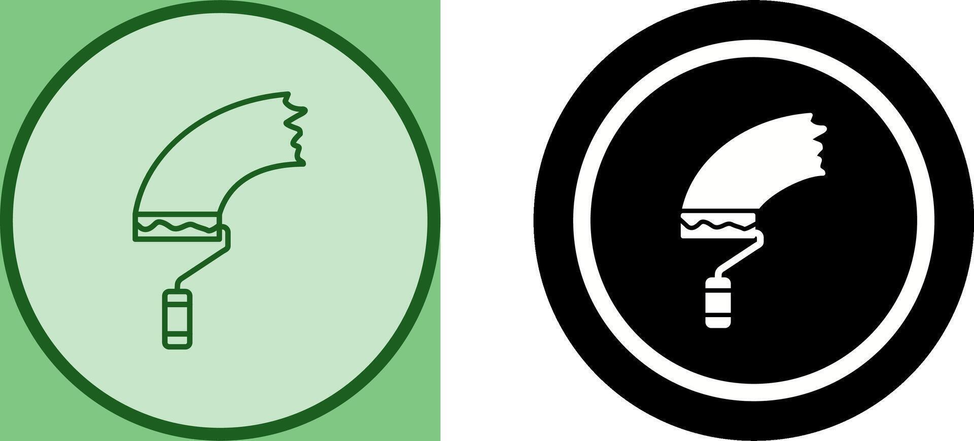 Paint Roller Icon Design vector