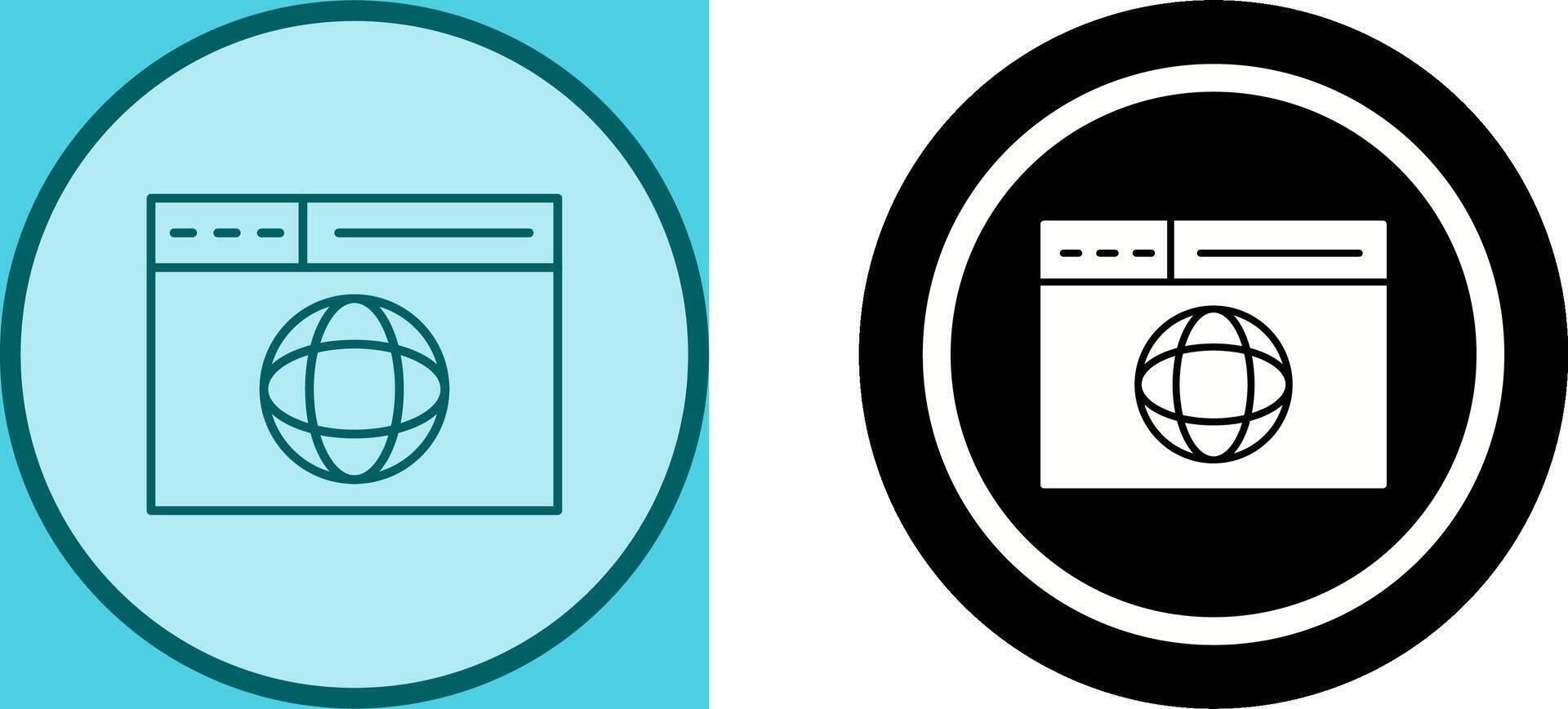 Web Page Icon Design vector