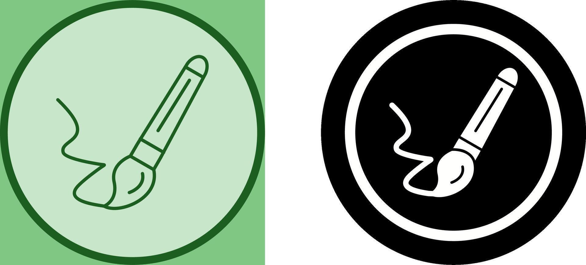 Paint Brush Icon Design vector
