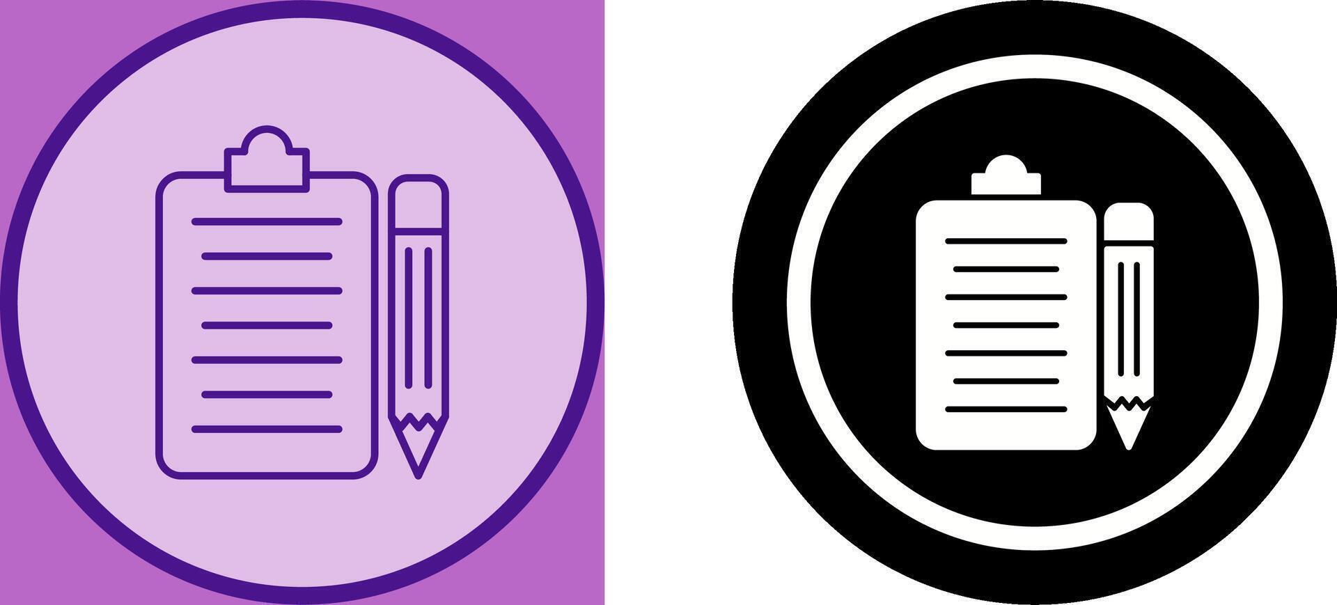 Clipboard Icon Design vector