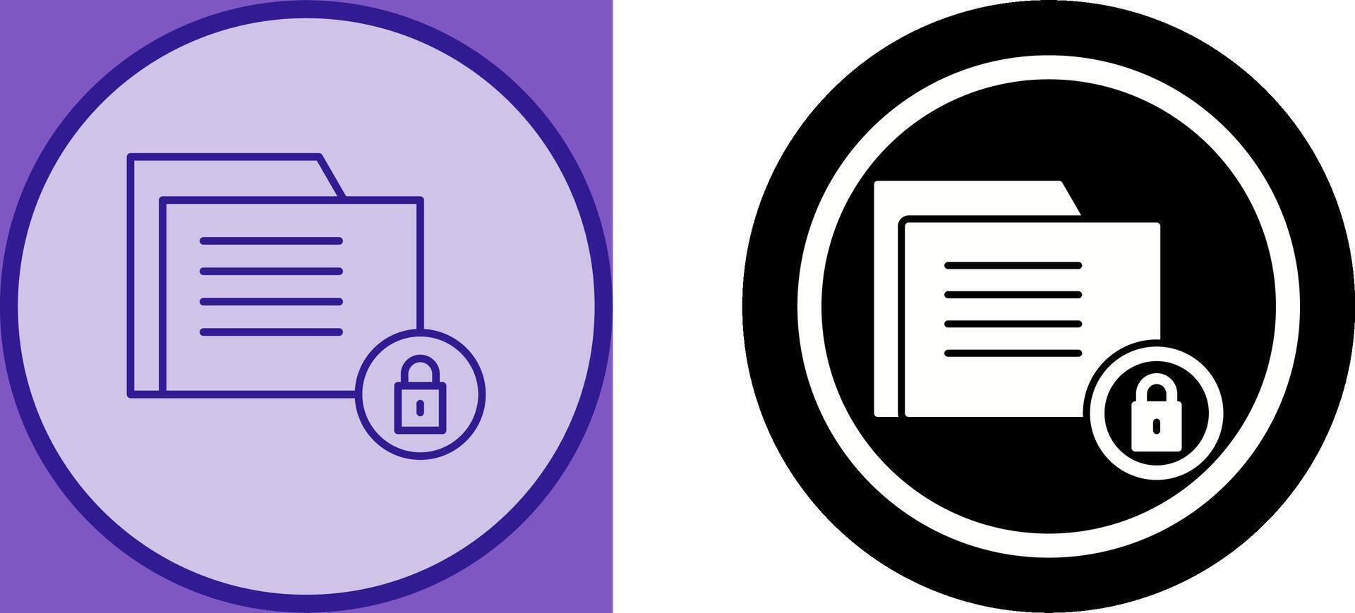 Data Security Icon Design vector