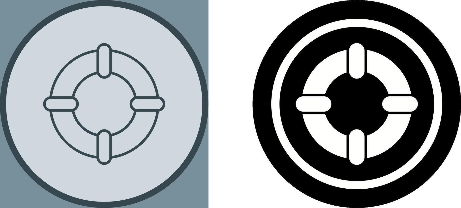 Life Saver Icon Design vector