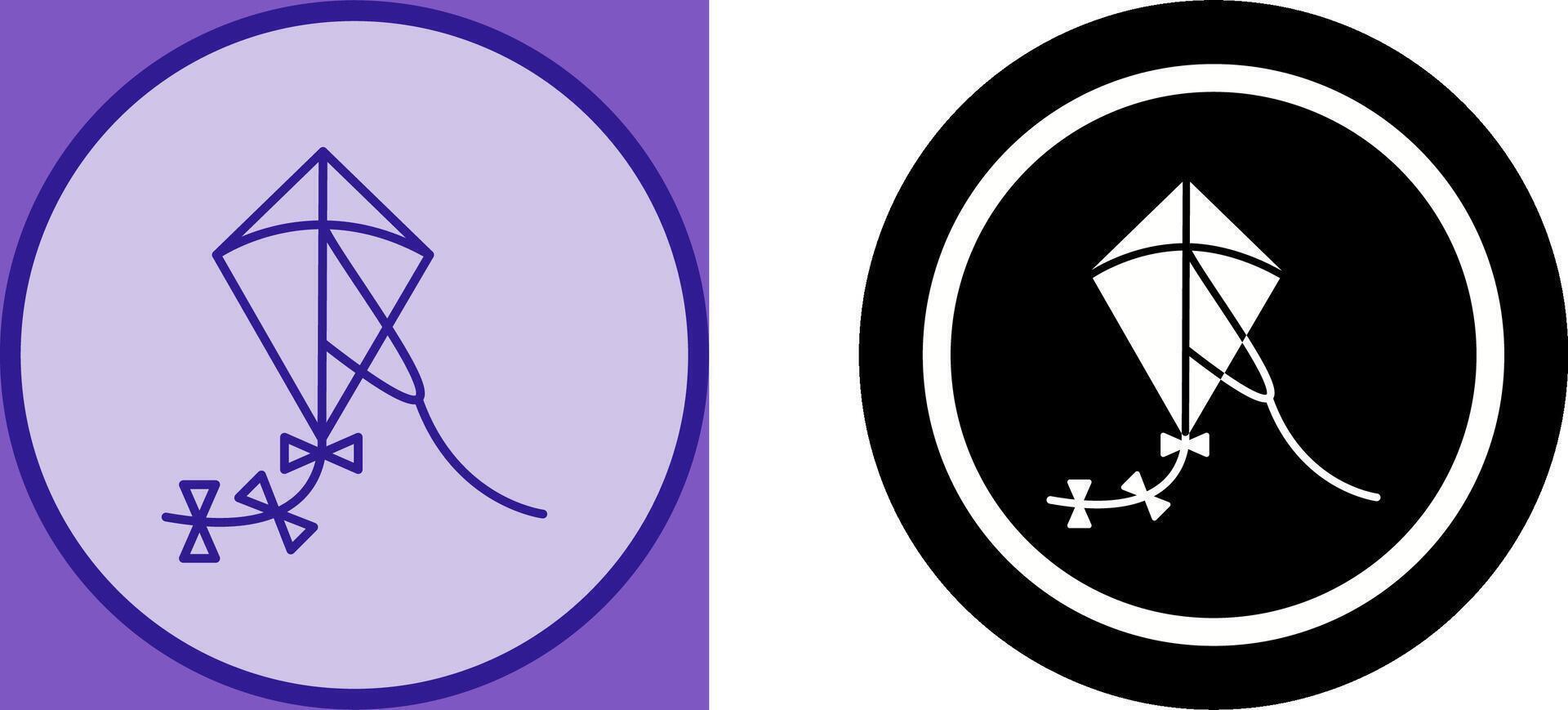 Kite Icon Design vector