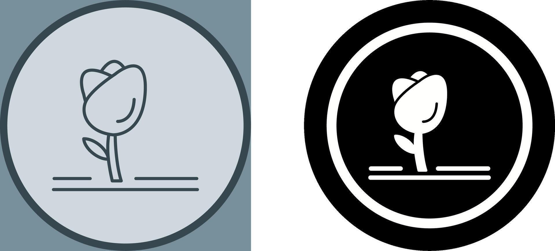Tulip Icon Design vector