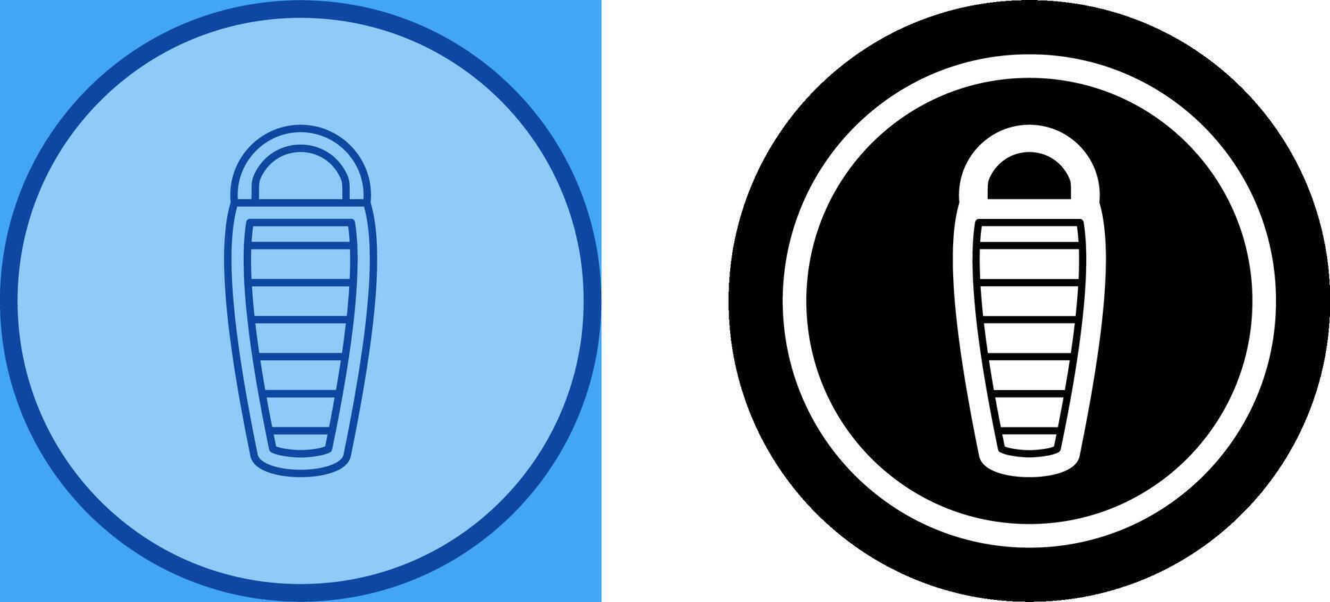 Sleeping Bag Icon Design vector