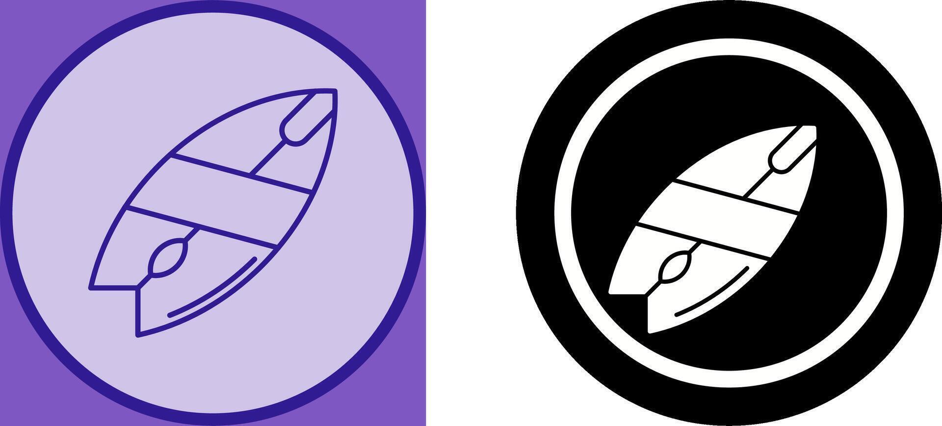 Surfboard Icon Design vector