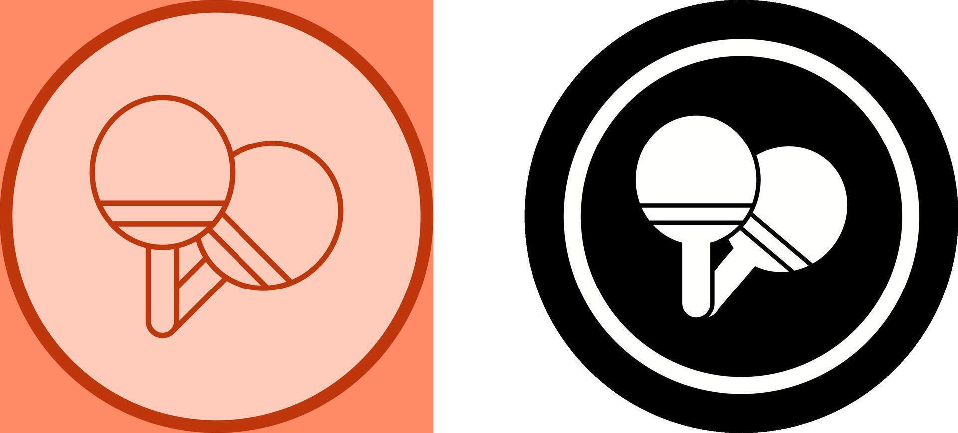 Ping Pong Icon Design vector