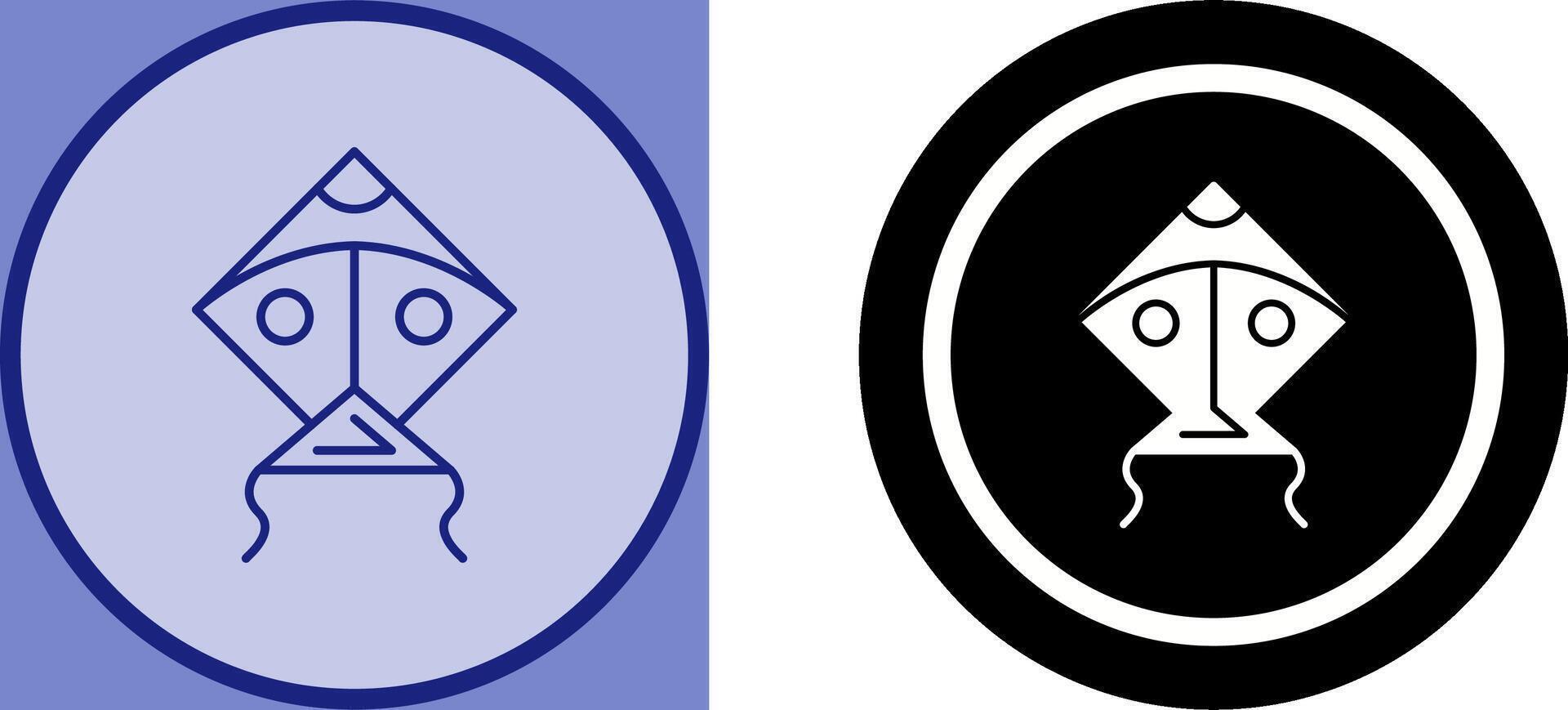 Kite Icon Design vector