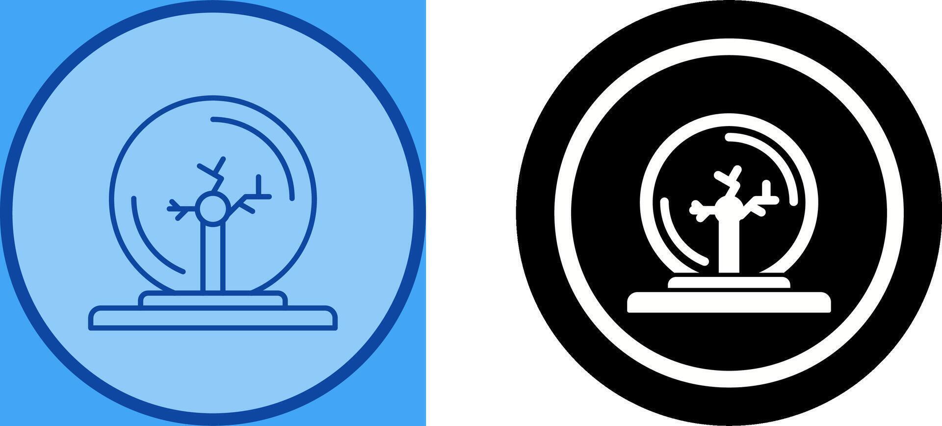 Plasma Ball Icon Design vector
