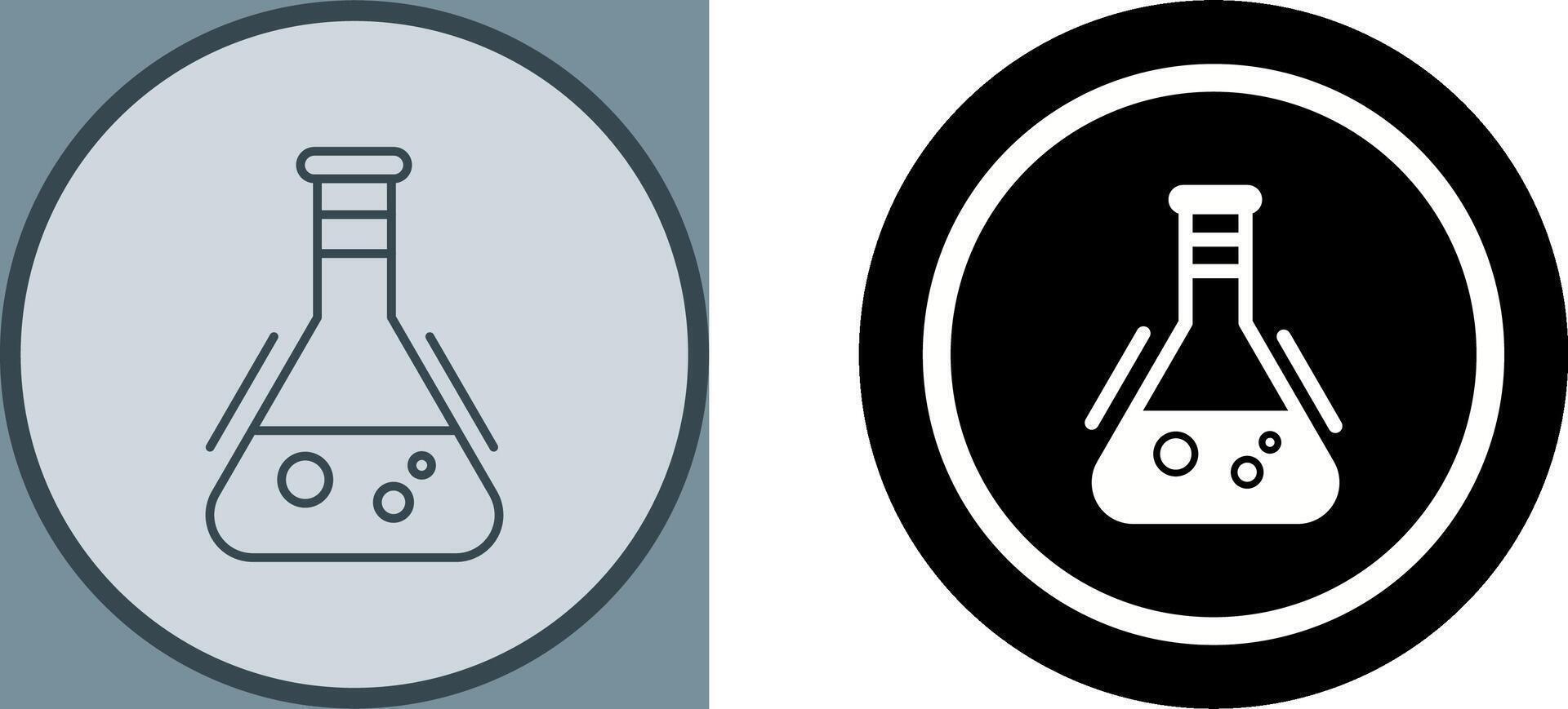 Flask Icon Design vector