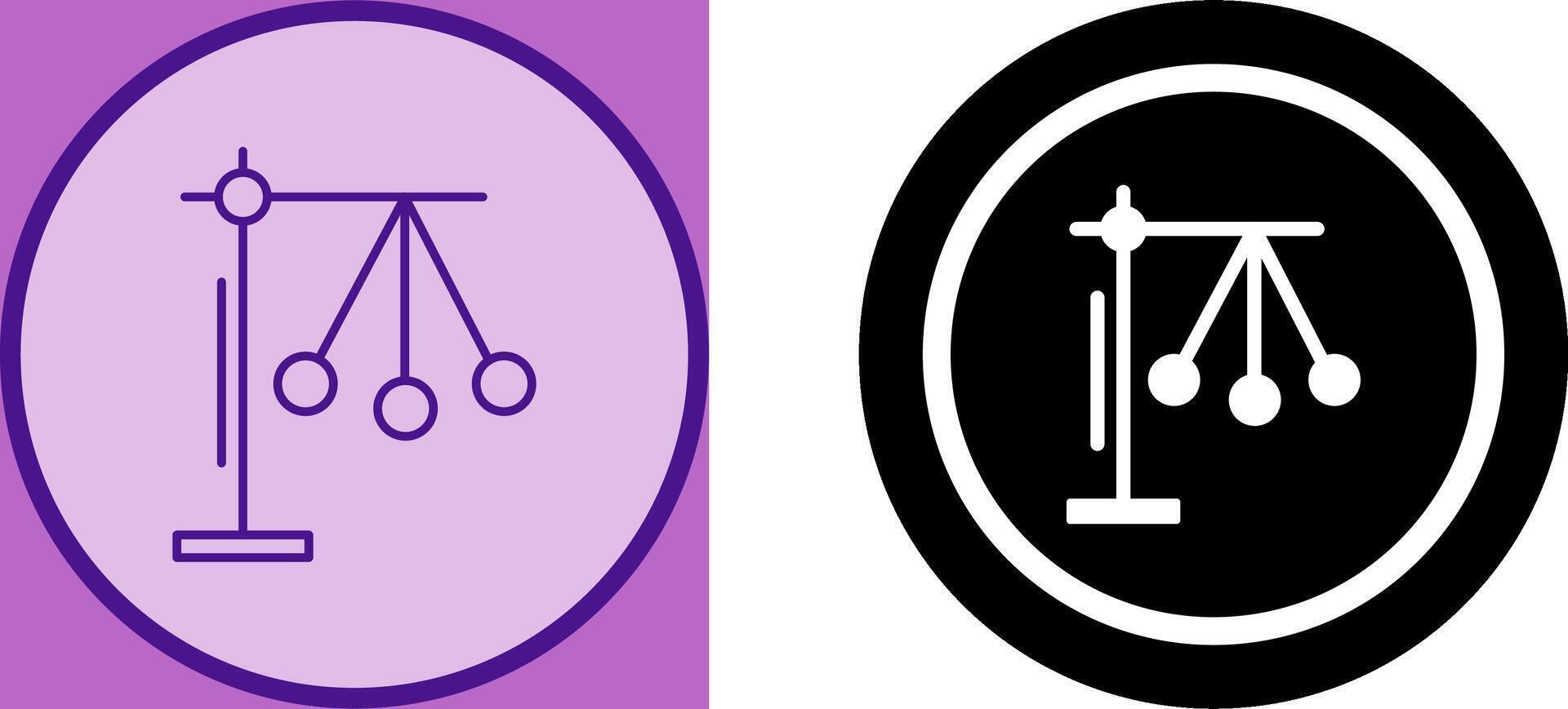 Pendulum Icon Design vector