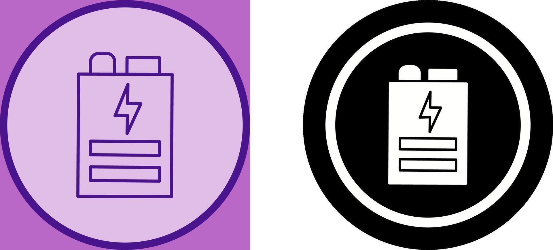Battery Icon Design vector
