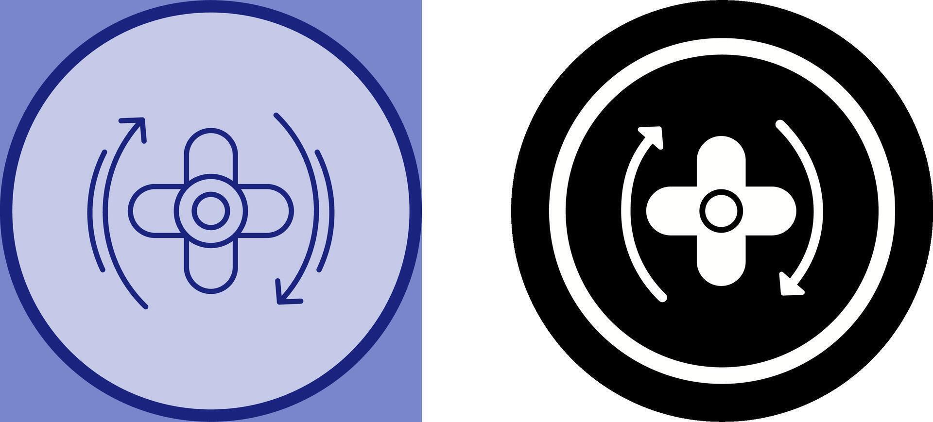Rotate Icon Design vector