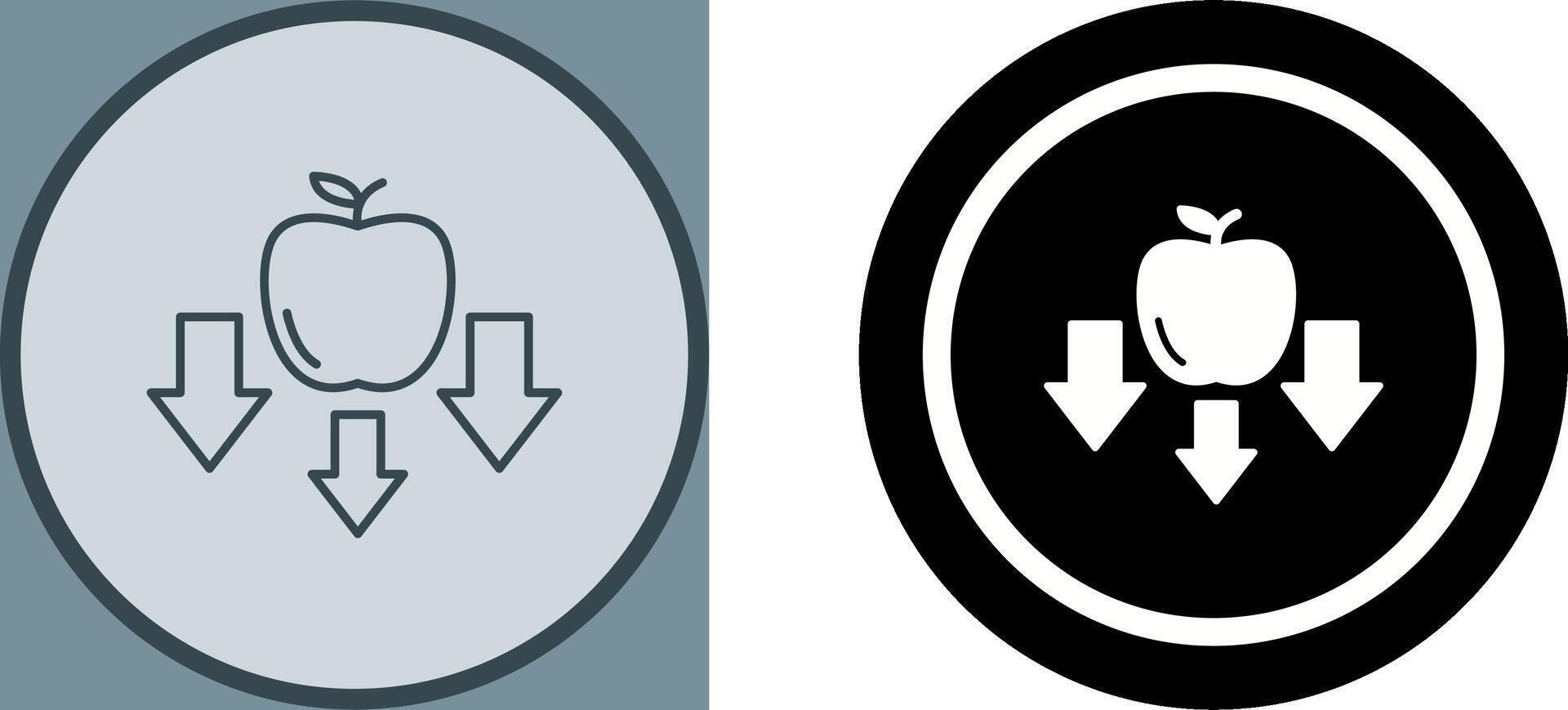 Gravity Icon Design vector