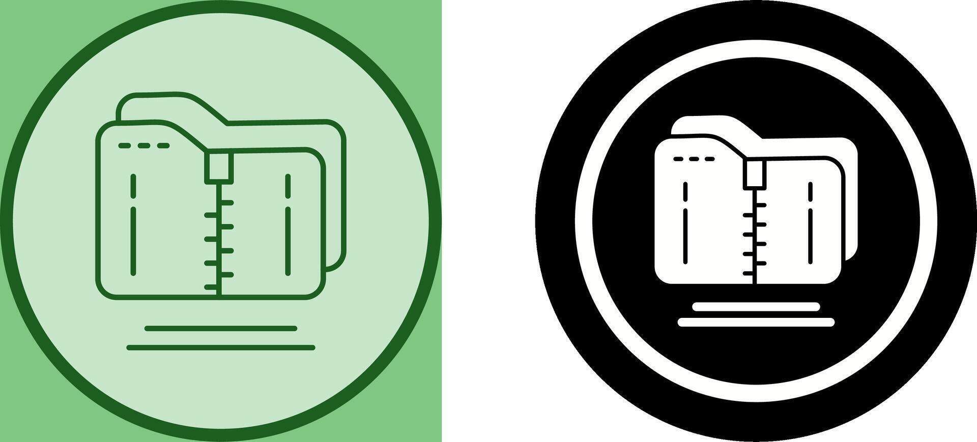 Compressed Icon Design vector