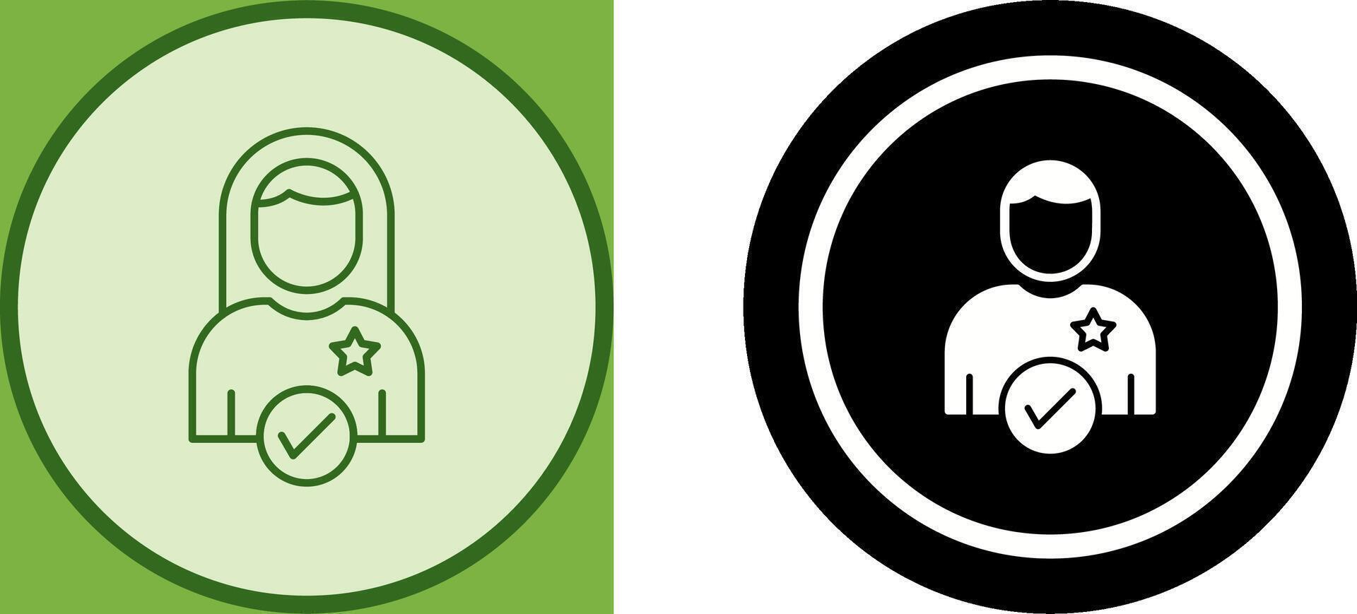Candidate Icon Design vector