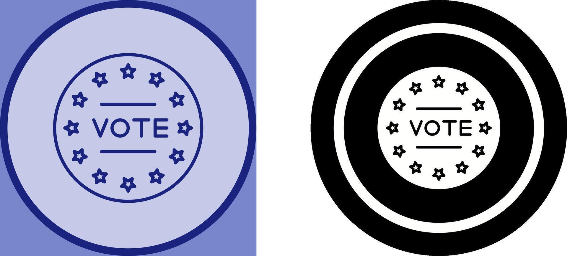 Vote Icon Design vector