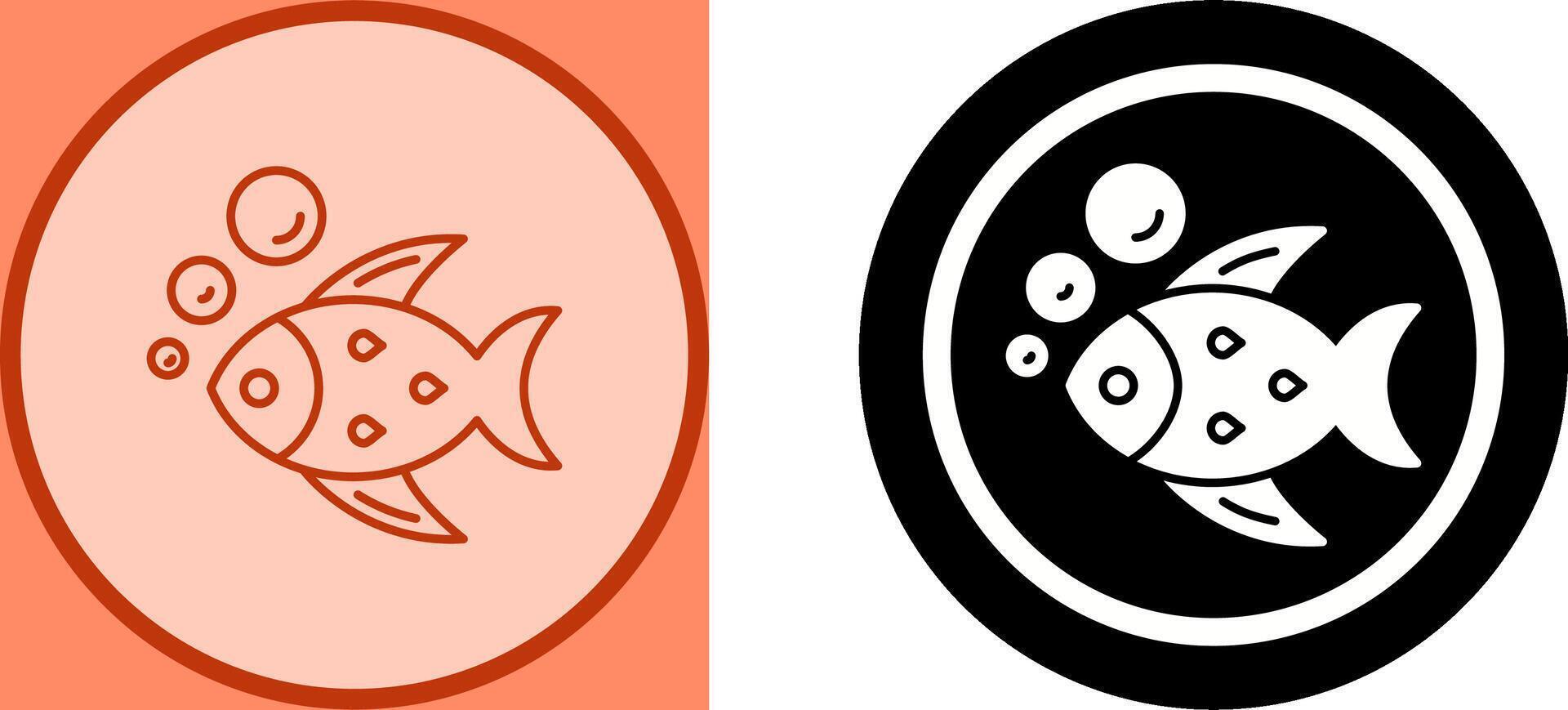 Fish Icon Design vector