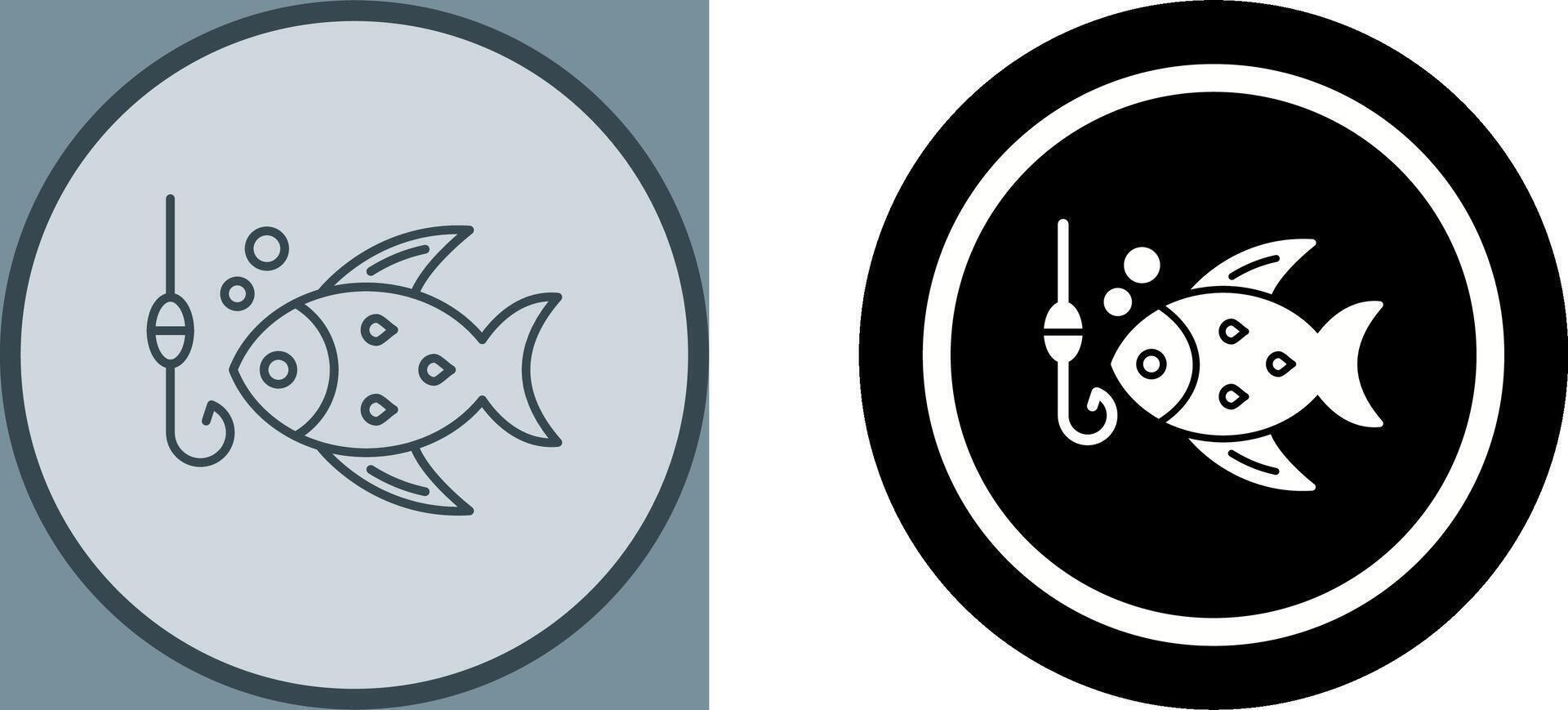 Fishing Icon Design vector