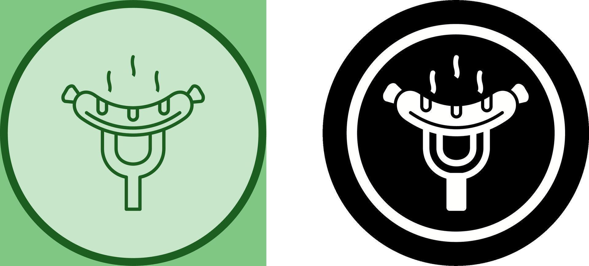 Sausage Icon Design vector
