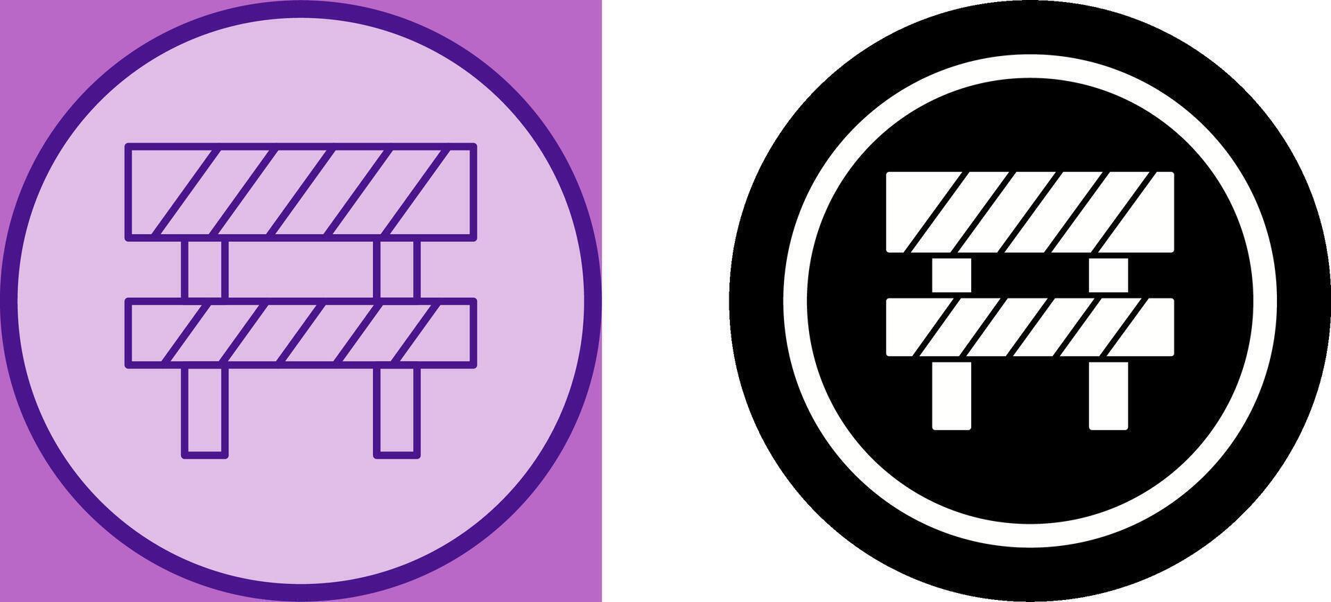Barrier Icon Design vector