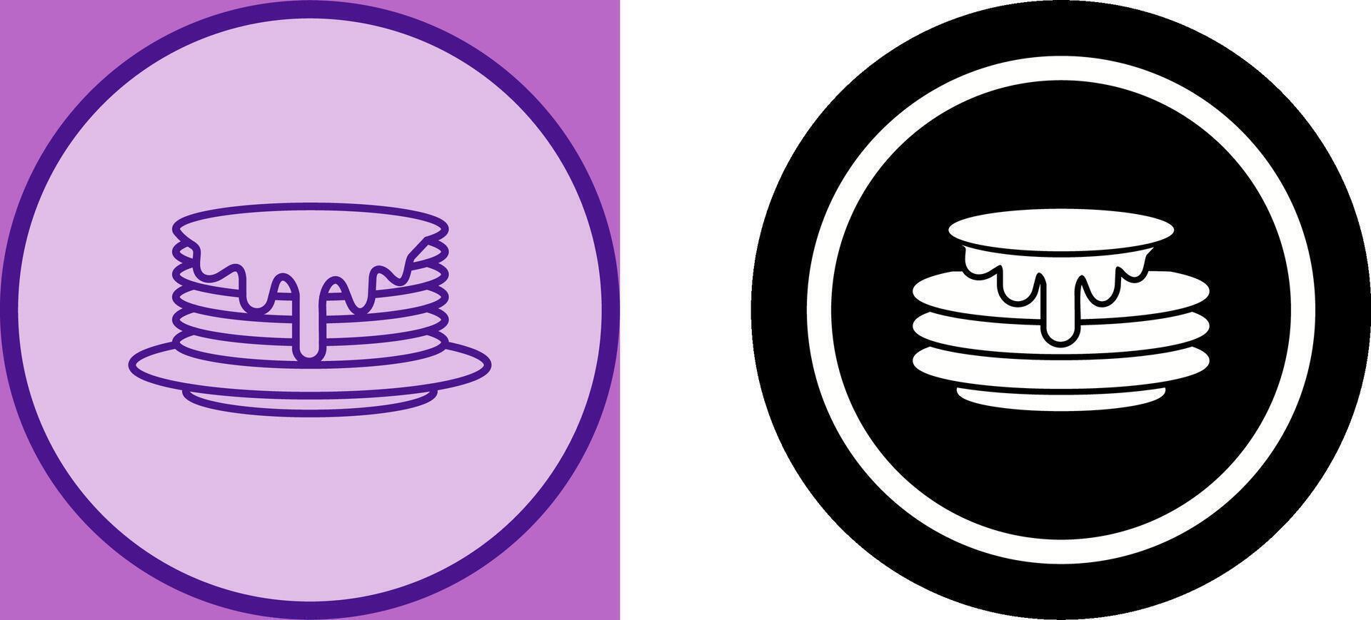 Pancake Icon Design vector