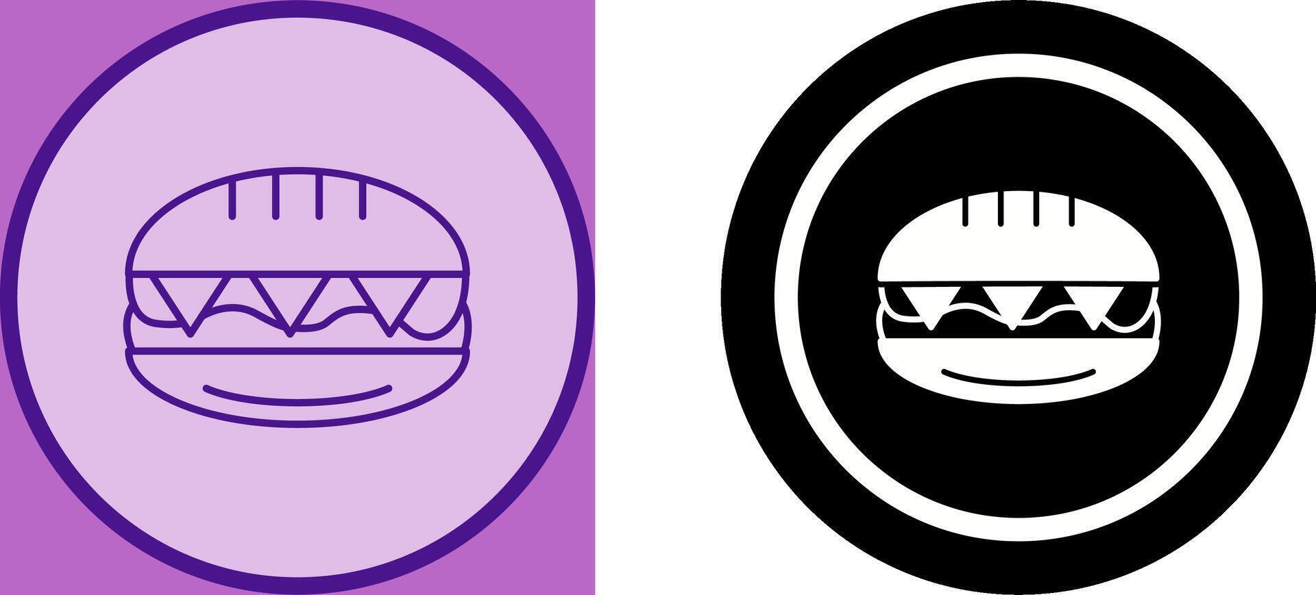 Sandwich Icon Design vector
