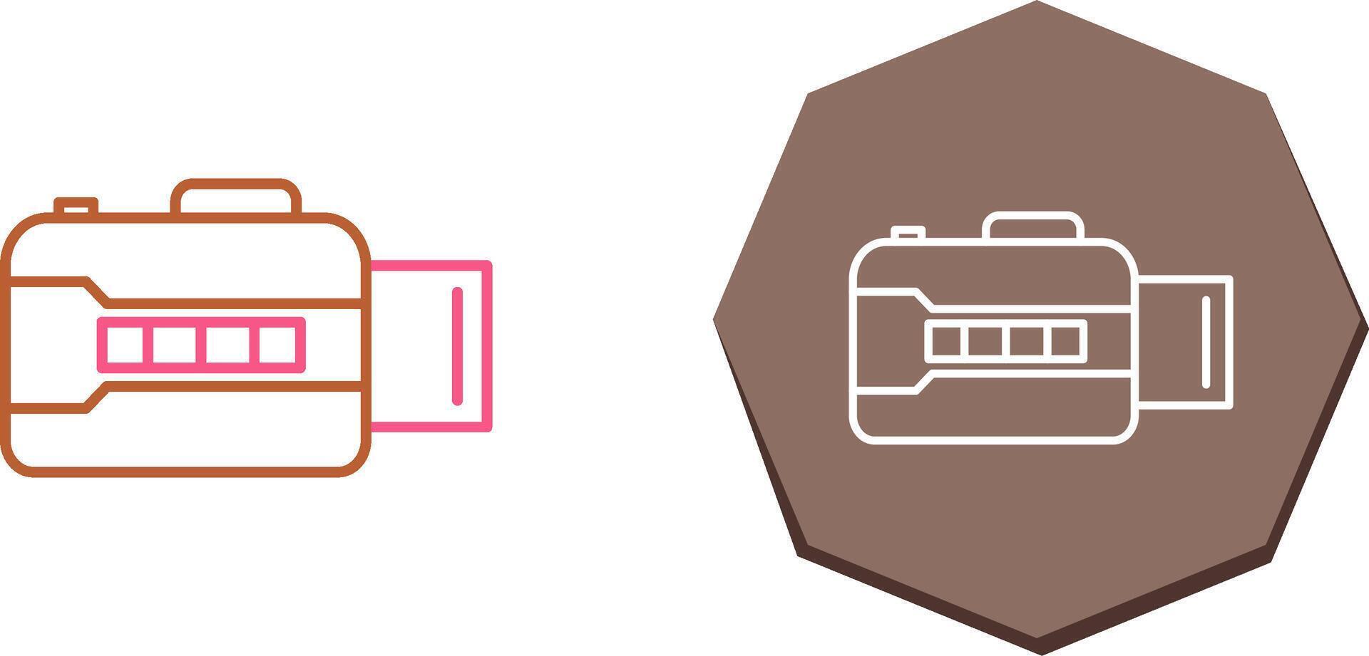 Unique Open Camera Icon Design vector