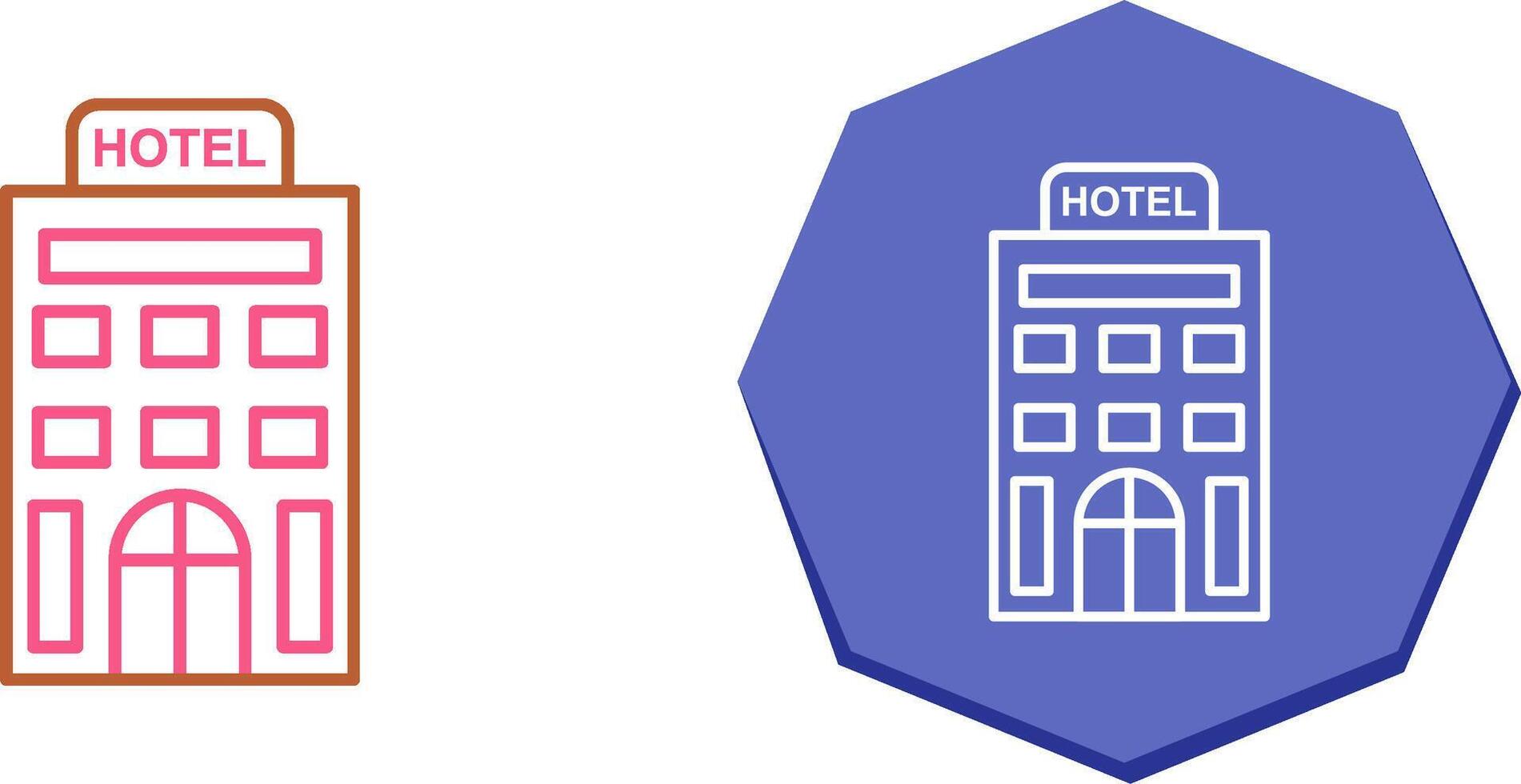 Hotel Icon Design vector