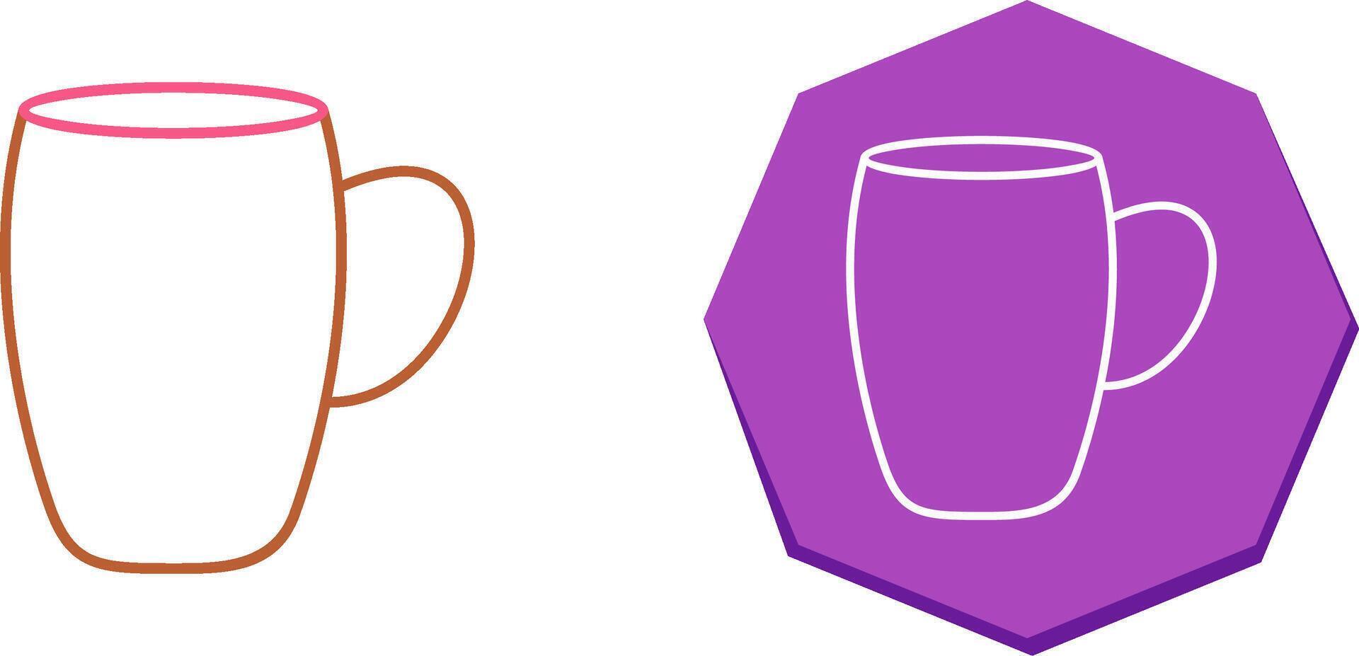 Mug Icon Design vector