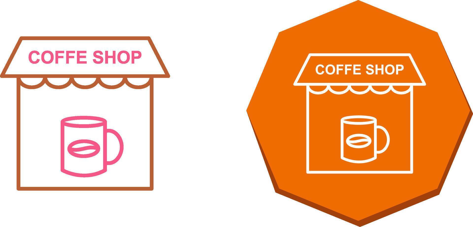 Coffee Shop Icon Design vector