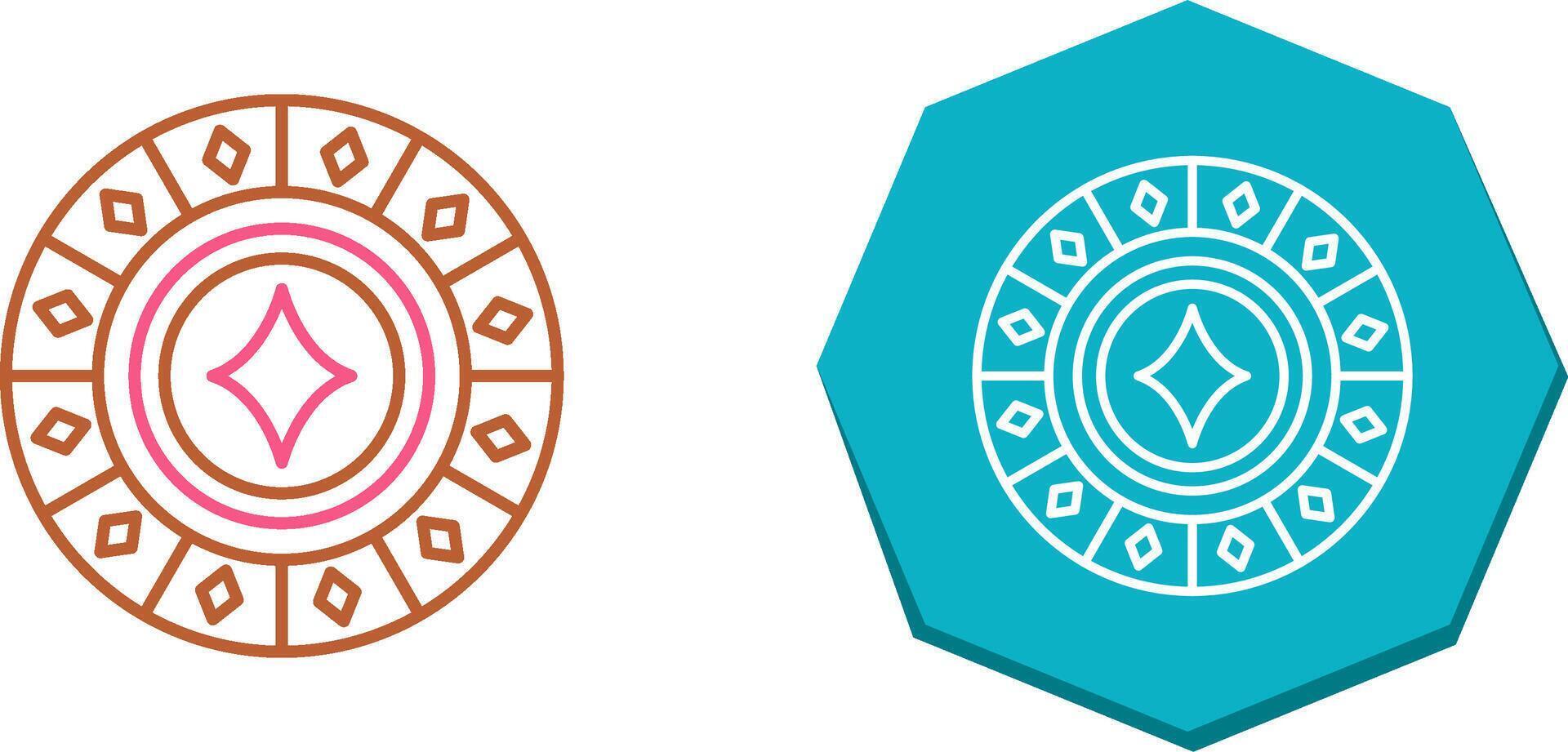 Diamond Chip Icon Design vector