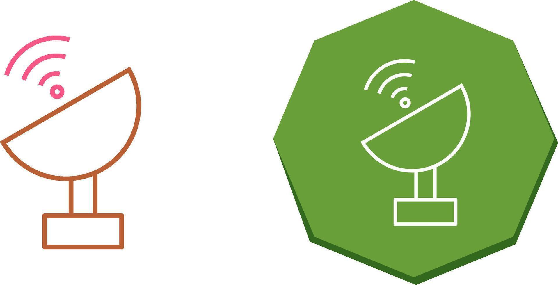 Unique Satellite Icon Design vector