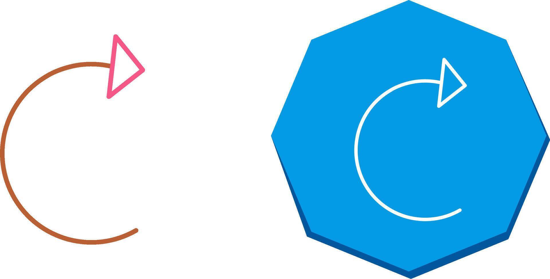 Unique Reload Icon Design vector