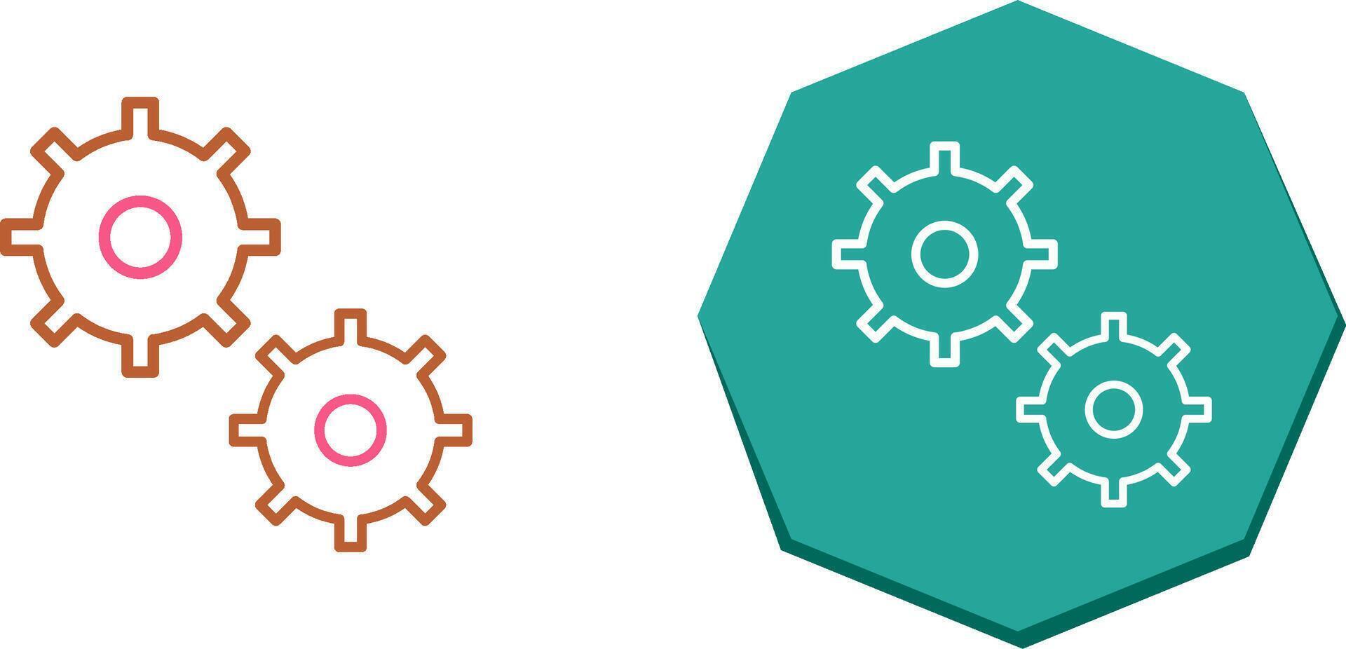 Unique Configurations Icon Design vector