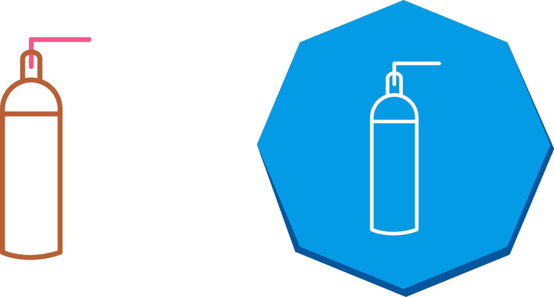 Unique Oxygen Tanks Icon Design vector