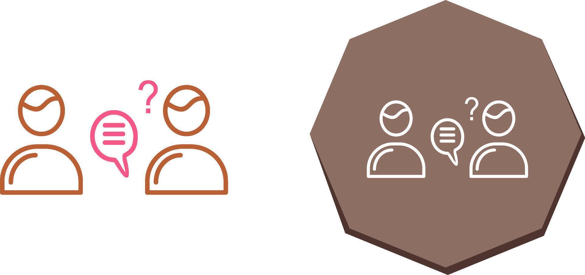 Unique Consulting Services Icon Design vector